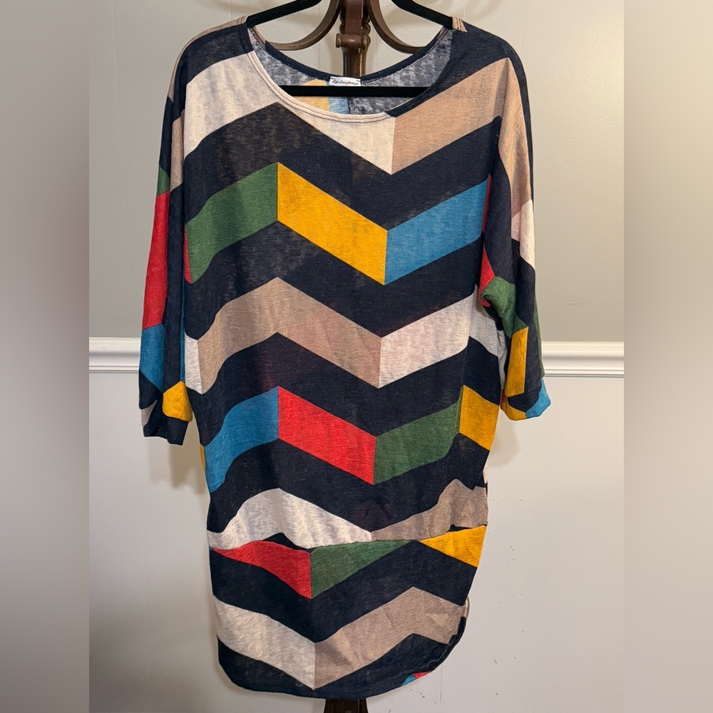 Egy California Multicolor Tunic Top